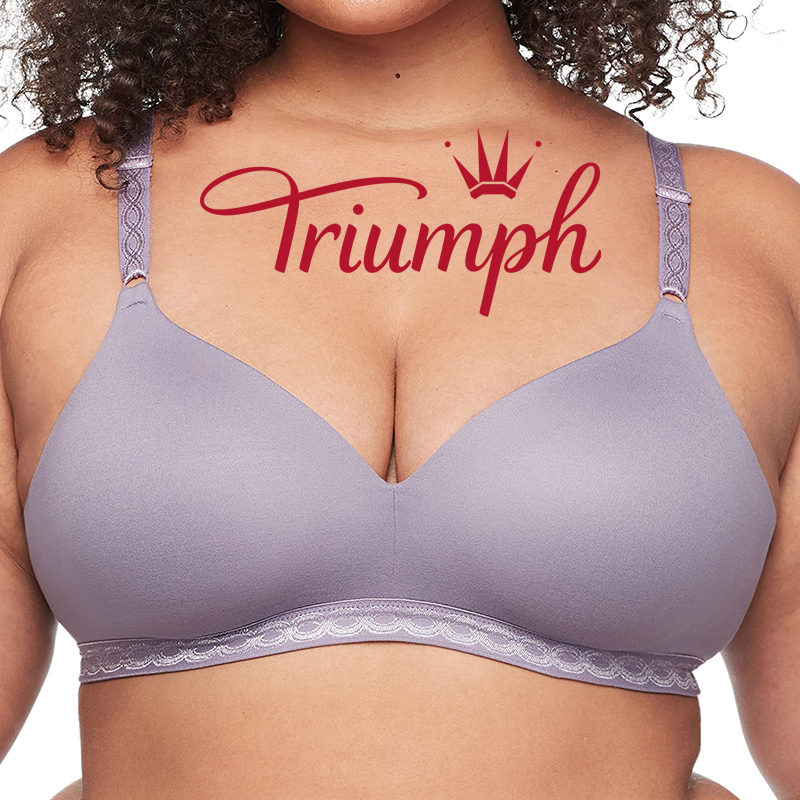 Triumph - 3db (75A-110F) 💝Puha, enyhén bélelt komfort melltartó✨