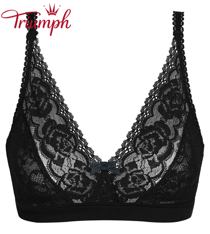 Triumph - 3db (75A-110F) 💝Virágos vezeték nélküli melltartó✨