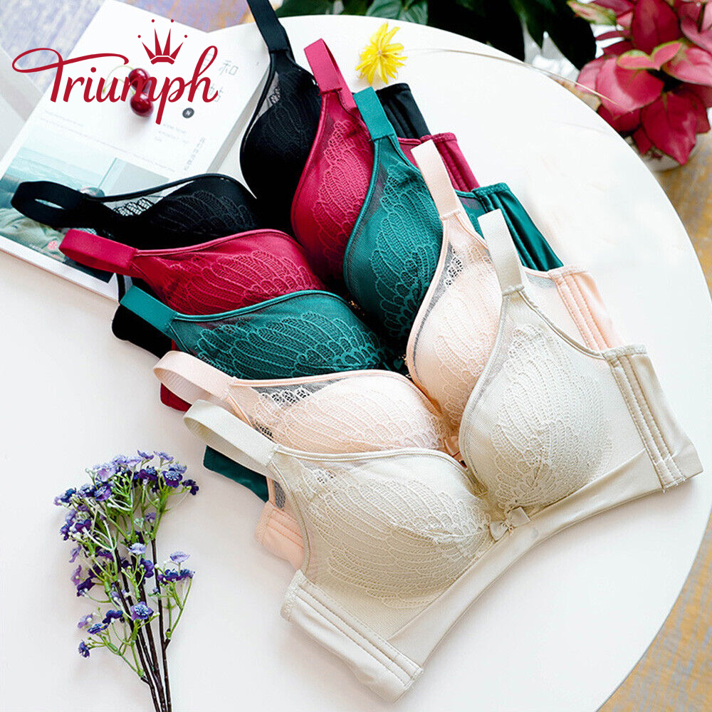 Triumph - 3 csomagos💥 - vezeték nélküli push up melltartó szexi fehérnemű