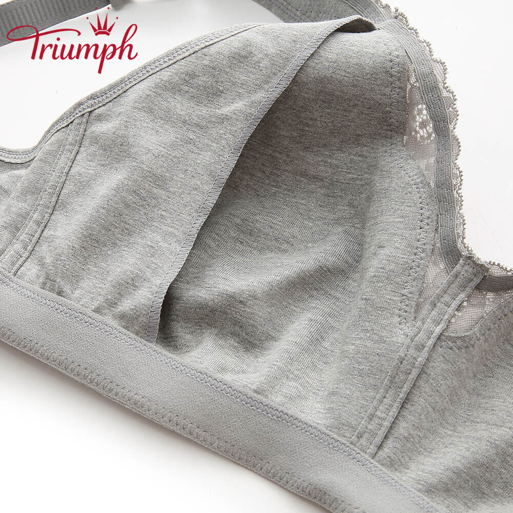 TRIUMPH - 3 DB. 💥Női pamut nagyméretű melltartó