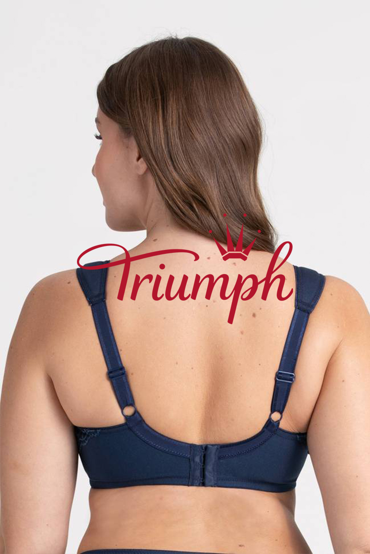 Triumph - 3db (75A-110F) 💝Vezeték nélküli pamut alsónemű✨