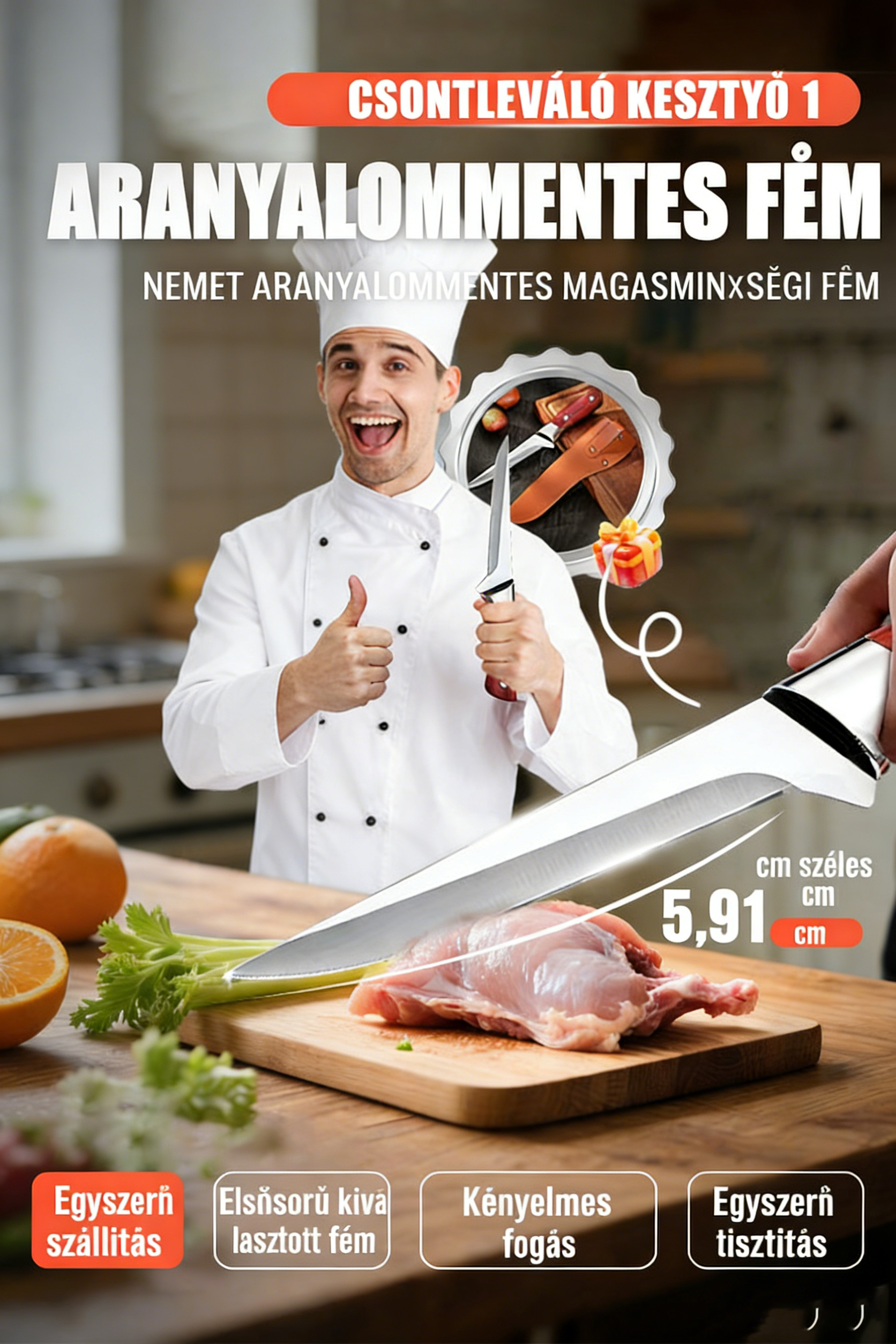 💖Kiárusítás💖 Michelin séf által ajánlott kés - prémium japán kés