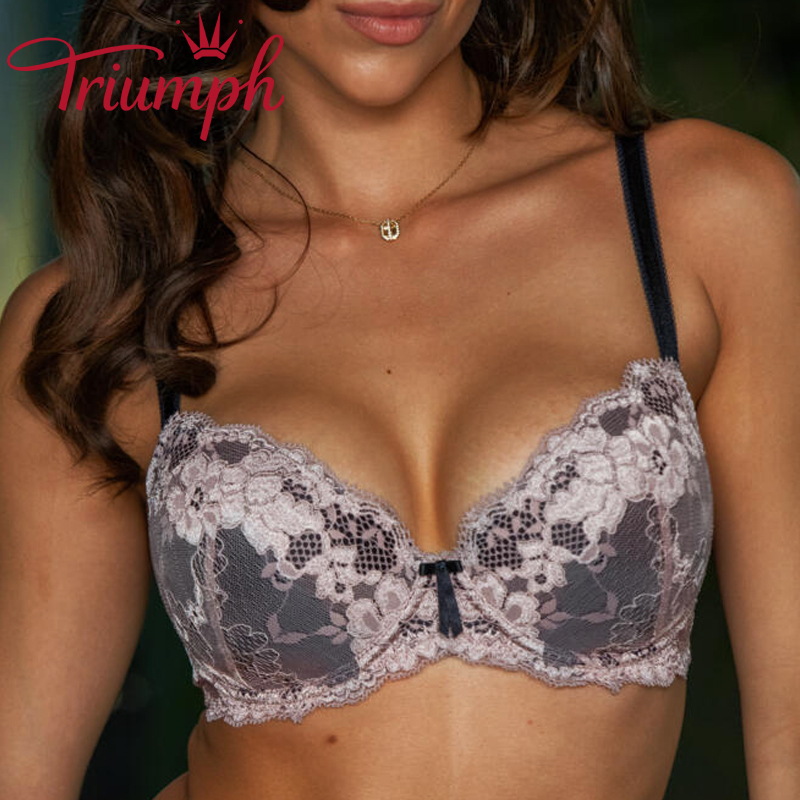 Triumph-3® darab💖✨2024-es bélelt Balconette Push Up melltartó