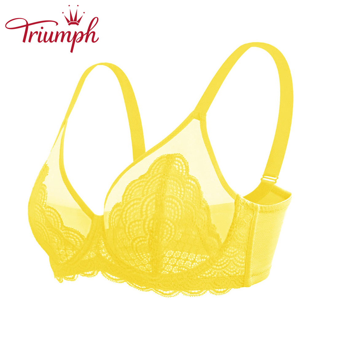 💖Triumph 3 db-Nagy méretű csipke melltartó