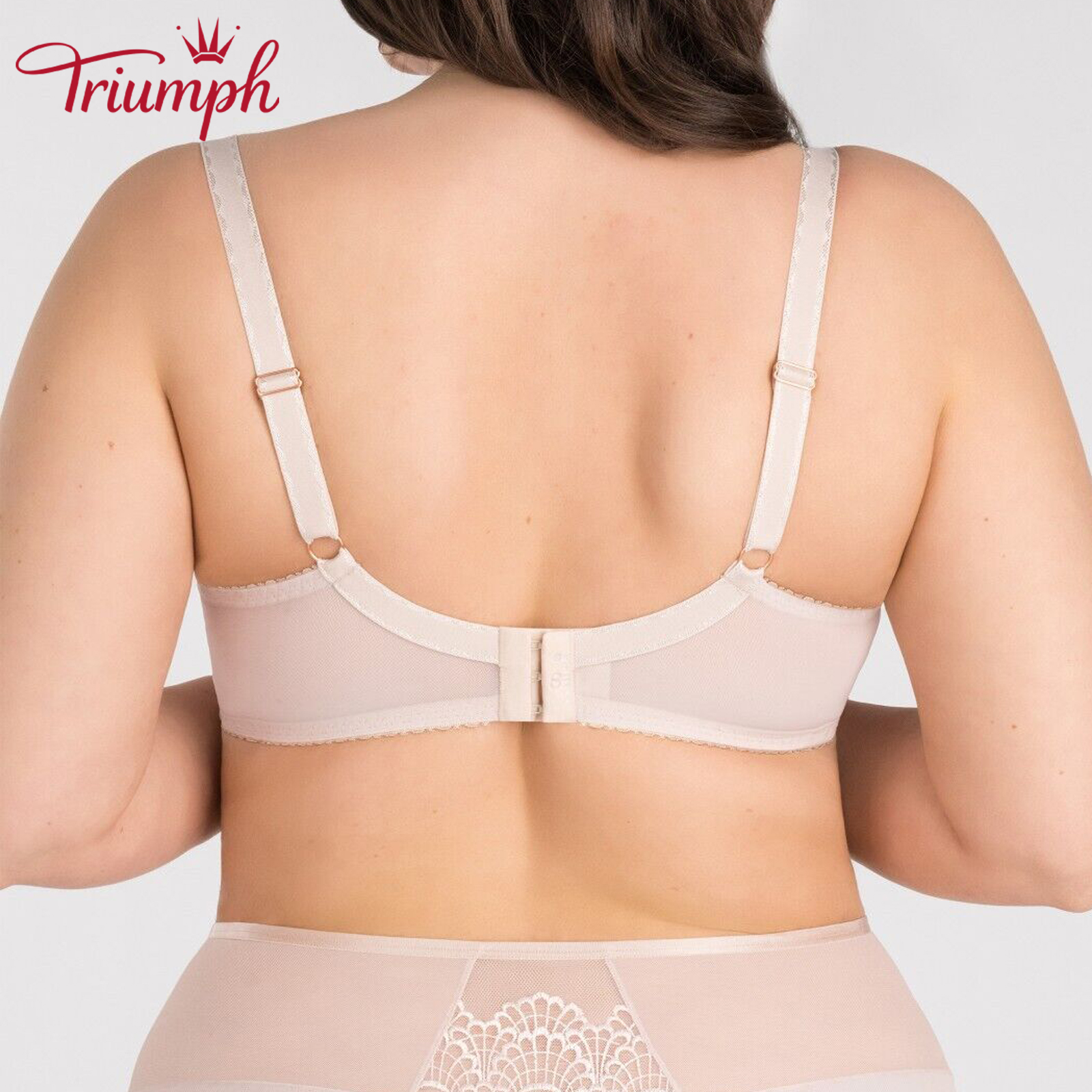 Triumph - (3 db) Női FÉLPUHA csipke melltartó