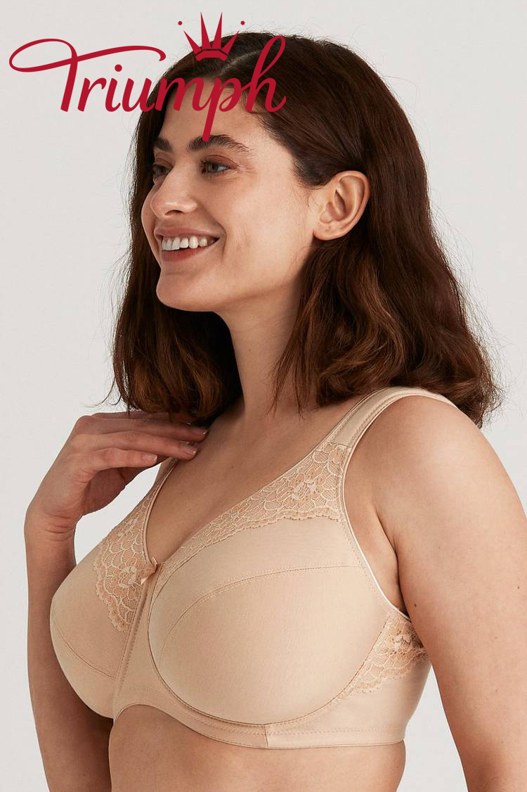 Triumph - 3 db (75A-110F) 💝Pamut drótmentes fehérnemű