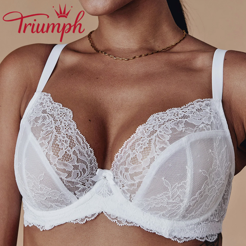Triumph - 3-częściowy 🔥Biustonosz bez usztywnienia, o kroju plunge❤️