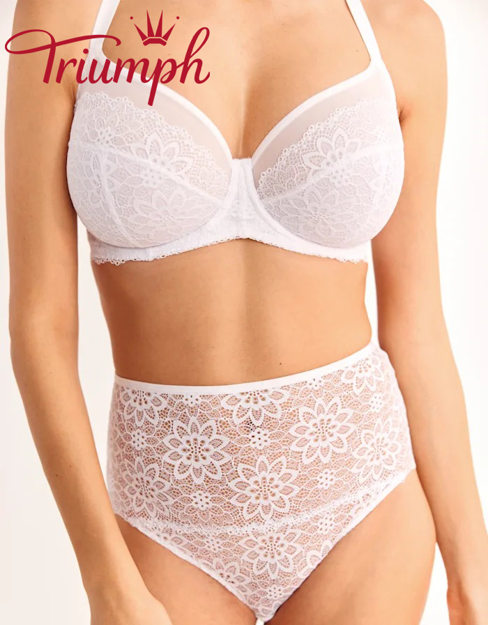 💖Triumph® 3 részes szett ✨rugalmas csipke Alsónemű szett (alsónemű + bugyi)
