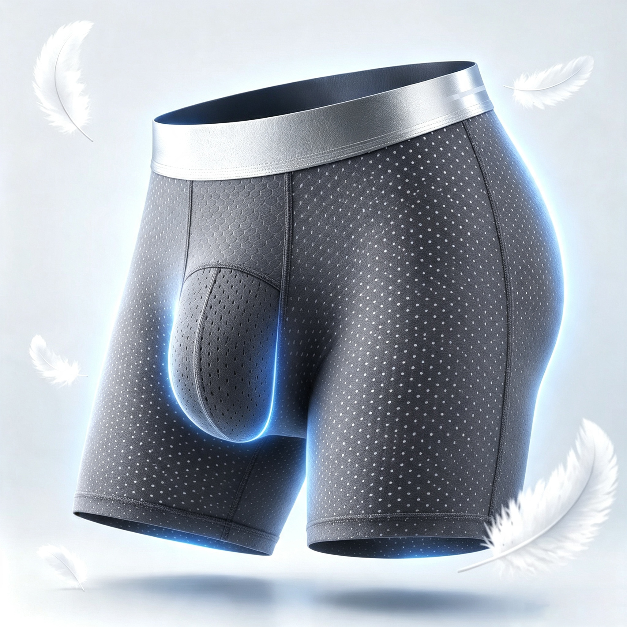 2026-OS KIÁRUSÍTÁS AirFlex™ Prémium Szivárgásmentes IceSilk Mesh Férfi Boxer Alsó
