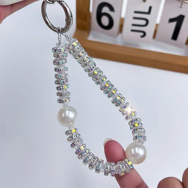 ✨💎Błyszczące etui z diamentami dla kobiet – z lusterkiem i podstawką – do iPhone 13/14/15/16/17 Pro Max, 17 Air, 14/15/16 Plus💖
