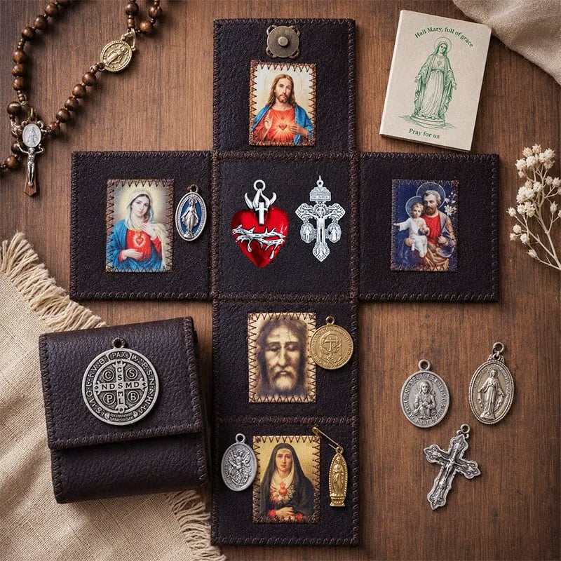 🔥Kiárusítás 49% KEDVEZMÉNY ✝️ Hordozható katolikus oltár