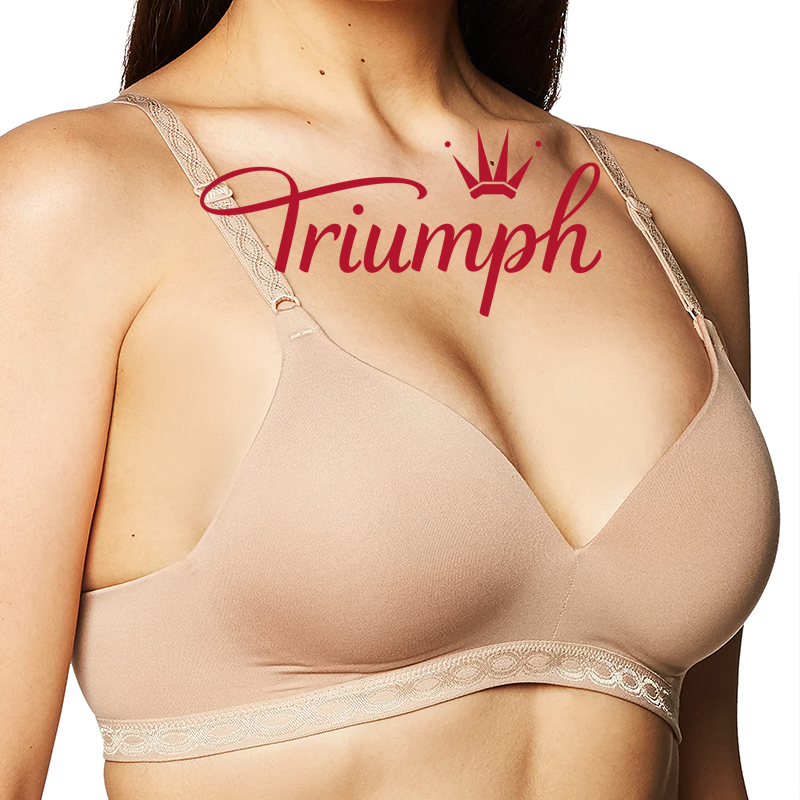 Triumph - 3db (75A-110F) 💝Puha, enyhén bélelt komfort melltartó✨