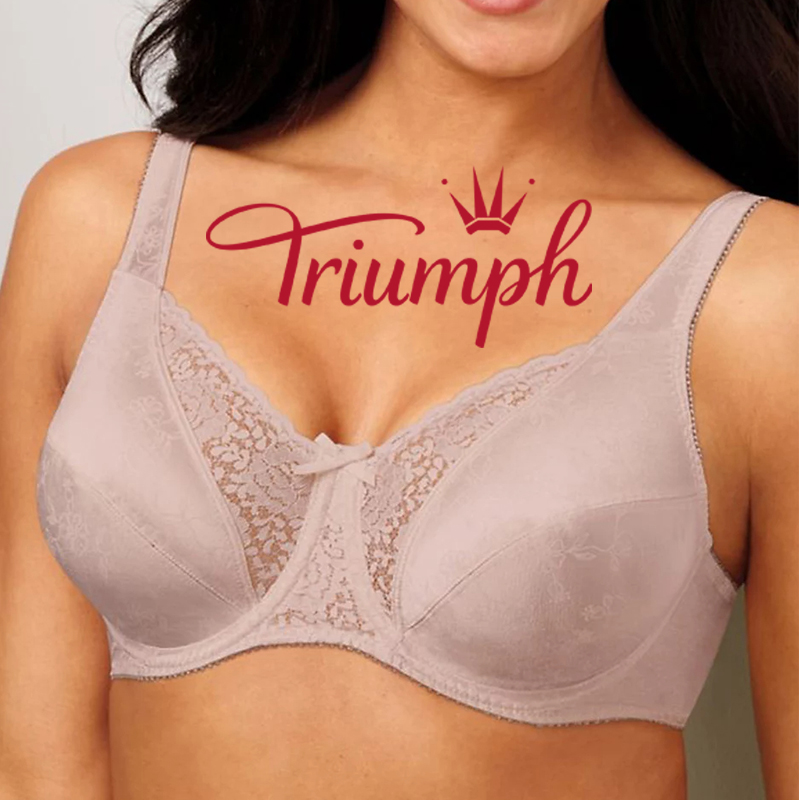 Triumph® – 3 részes💖Virágos No Underwire teljes fedésű melltartó