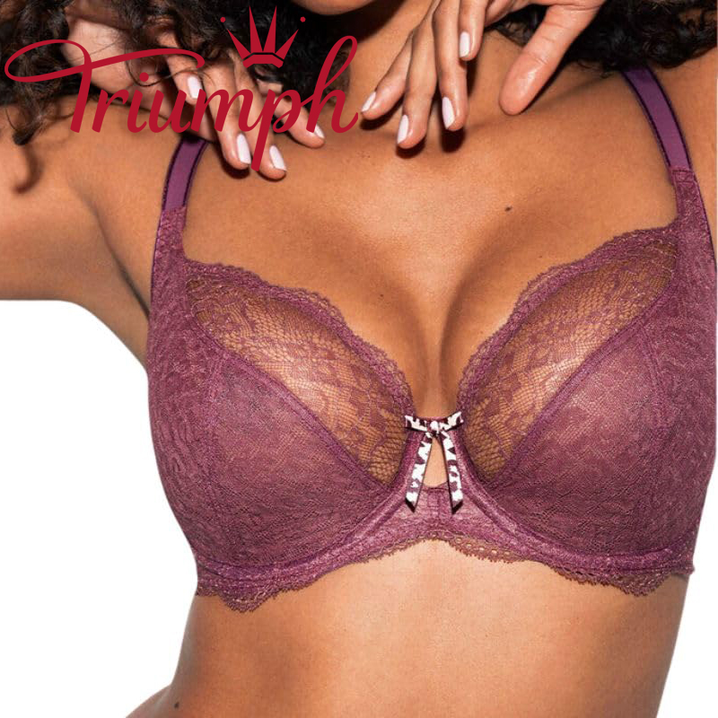Triumph-3® darab💖✨2024 Plunge Lace melltartó