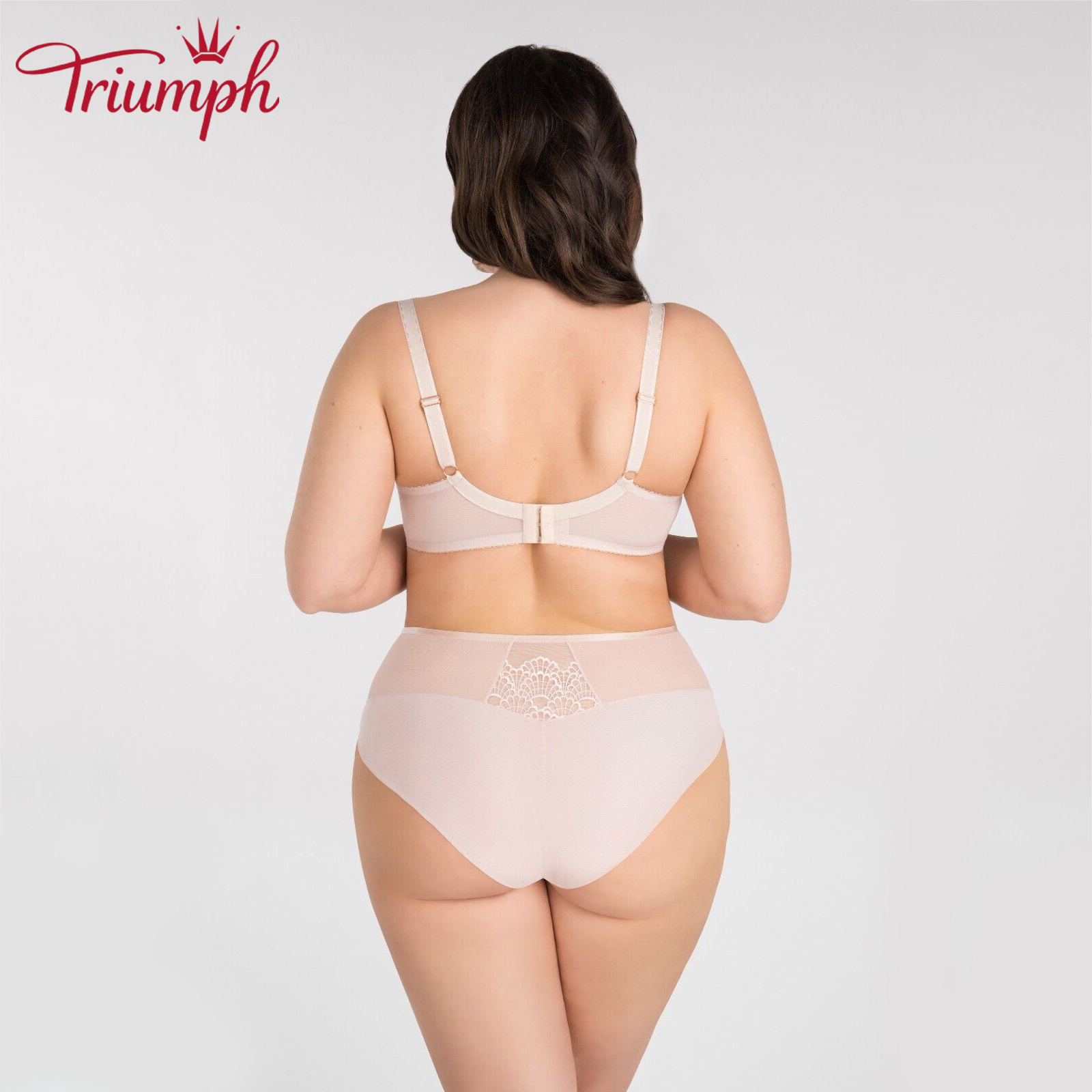 Triumph - (3 db) Női FÉLPUHA csipke melltartó