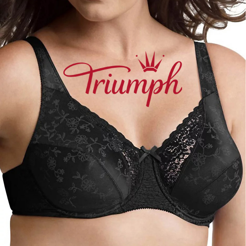 Triumph® – 3 részes💖Virágos No Underwire teljes fedésű melltartó