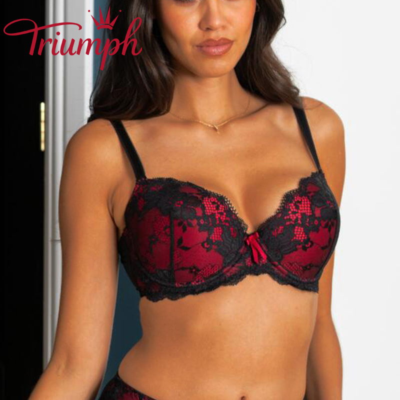 Triumph-3® darab💖✨2024-es bélelt Balconette Push Up melltartó