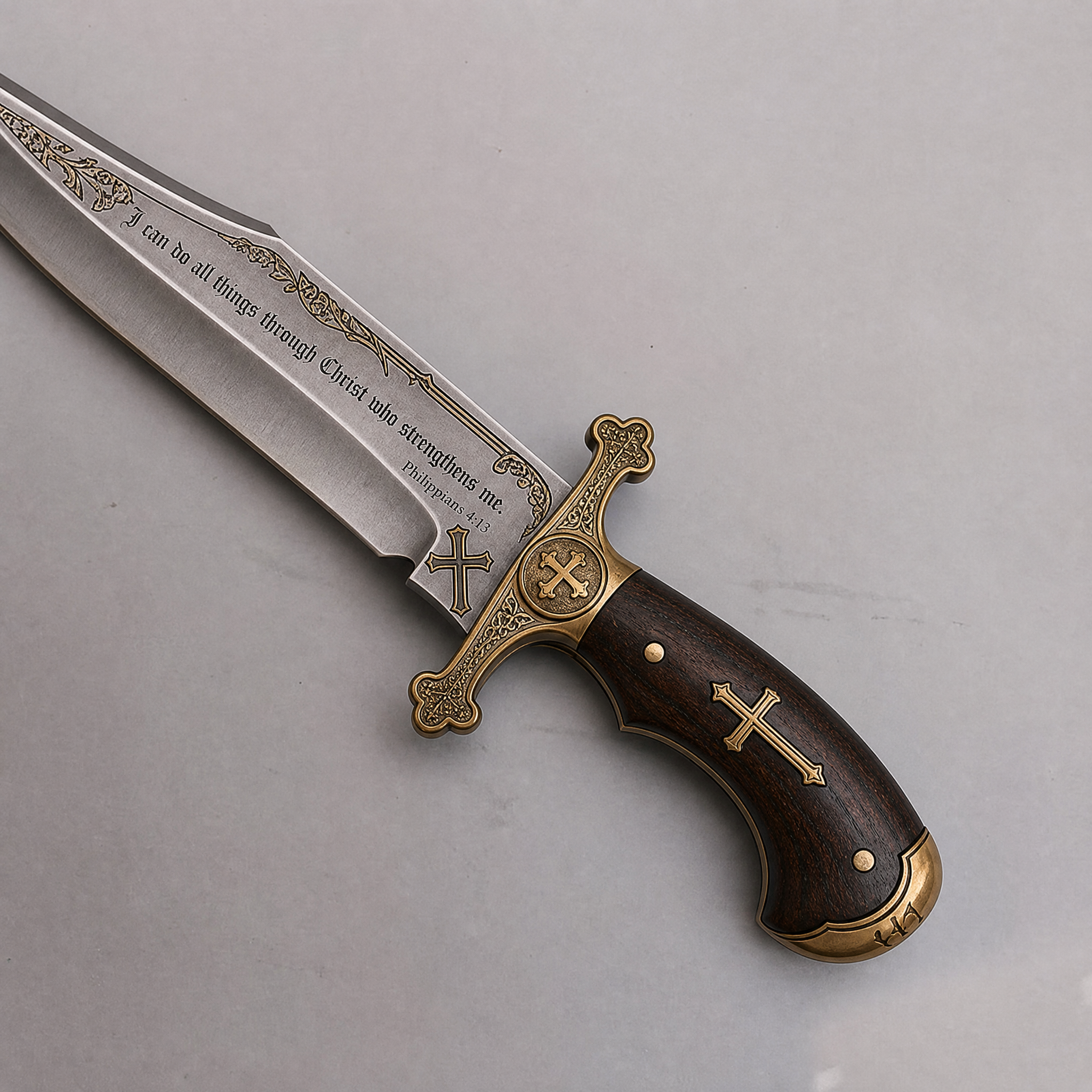 Full-Tang Bowie kés – Egyedi túlélőkés DK-032