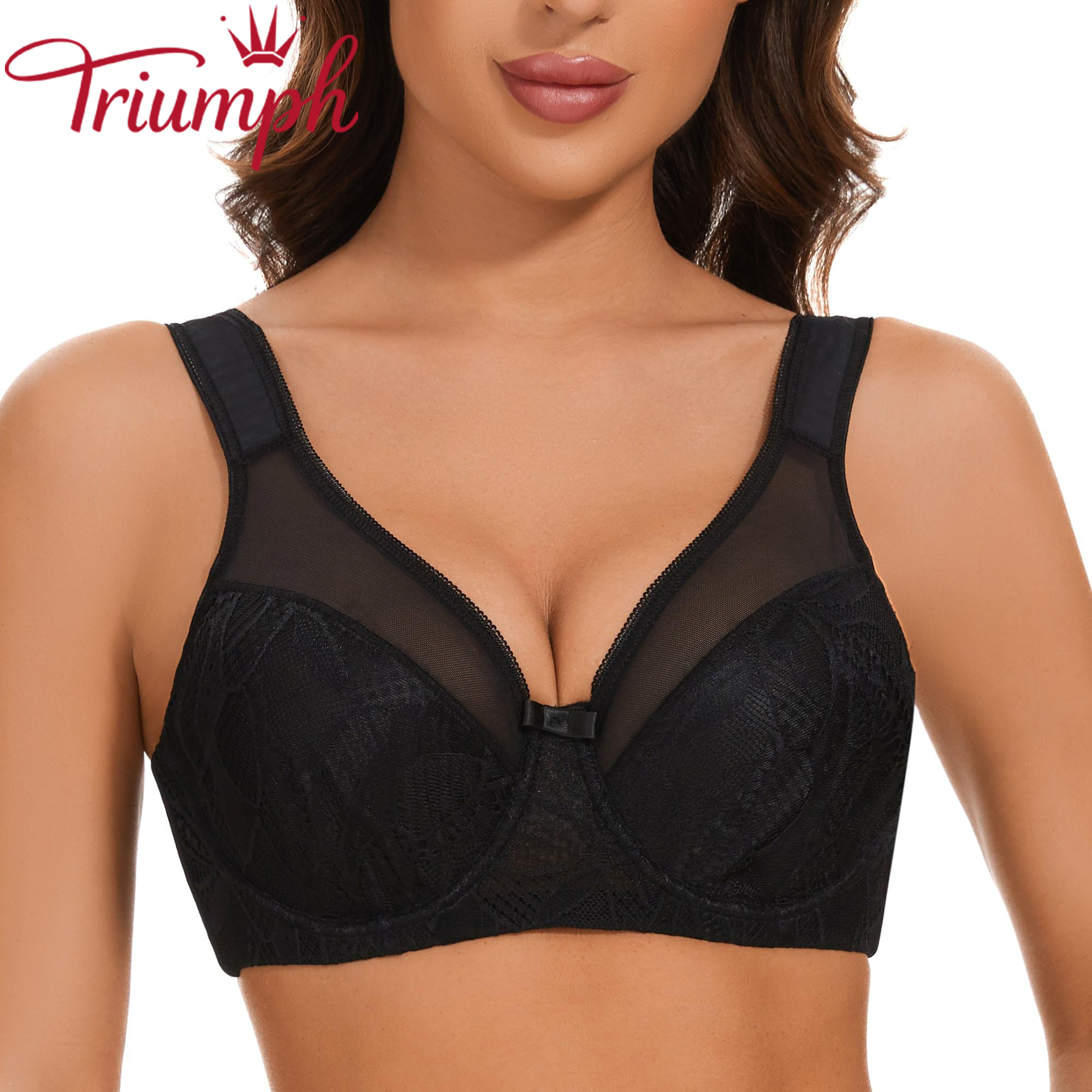 Triumph - 3 db (75A-110F) 💝Női csipke béleletlen melltartó