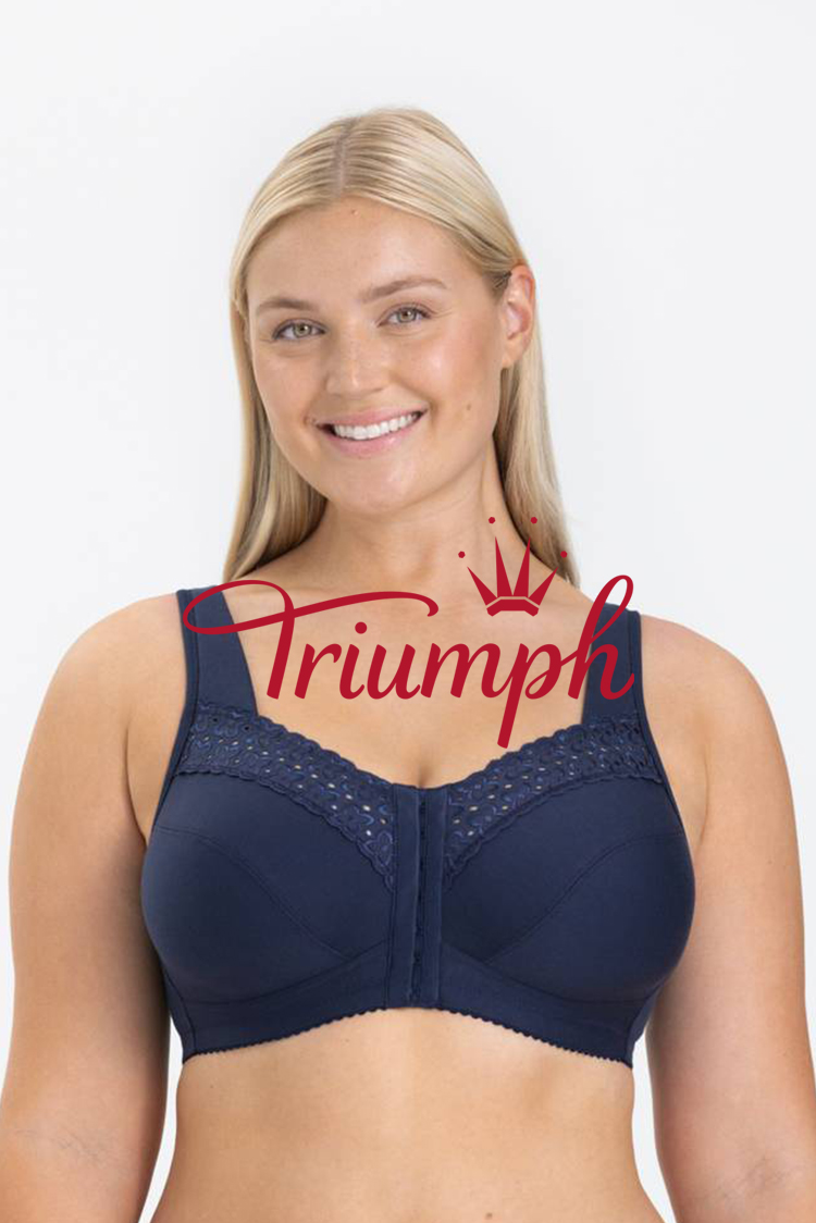 Triumph - 3 db (75A-110F) 💝Angol hímzés elöl záródó melltartó