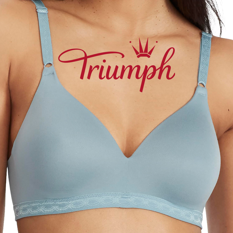 Triumph - 3db (75A-110F) 💝Puha, enyhén bélelt komfort melltartó✨
