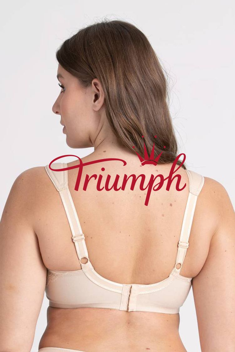 Triumph - 3db (75A-110F) 💝Vezeték nélküli pamut alsónemű✨