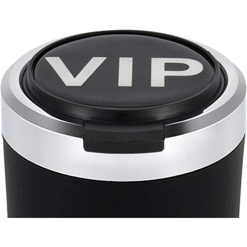 Woyuosn füstmentes rozsdamentes acél LED-es autós pohártartó hamutartó