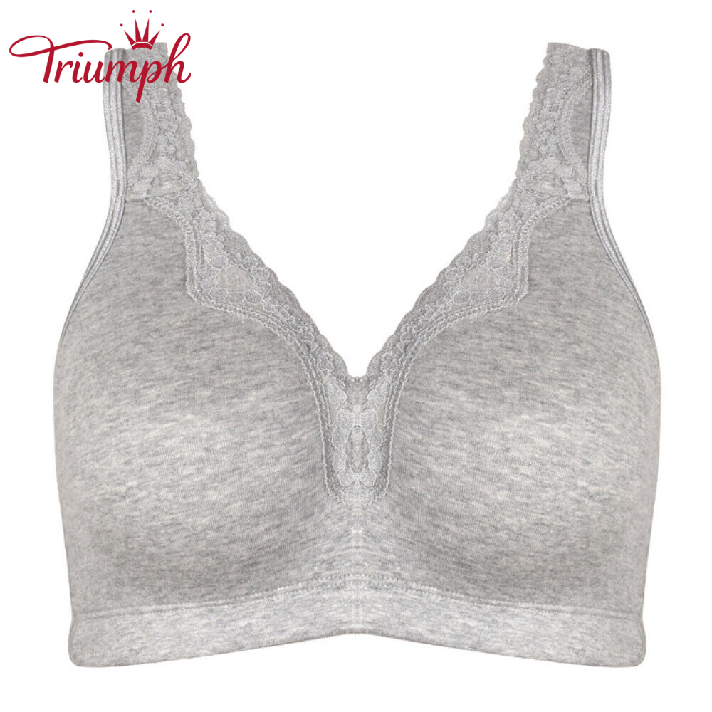 TRIUMPH - 3 DB. 💥Női pamut nagyméretű melltartó