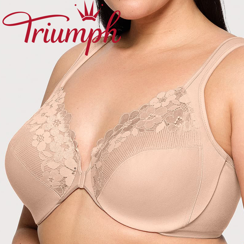 👙TRIUMPH – [3 darab.]🔥2025 Elölzárható Pamut Melltartó