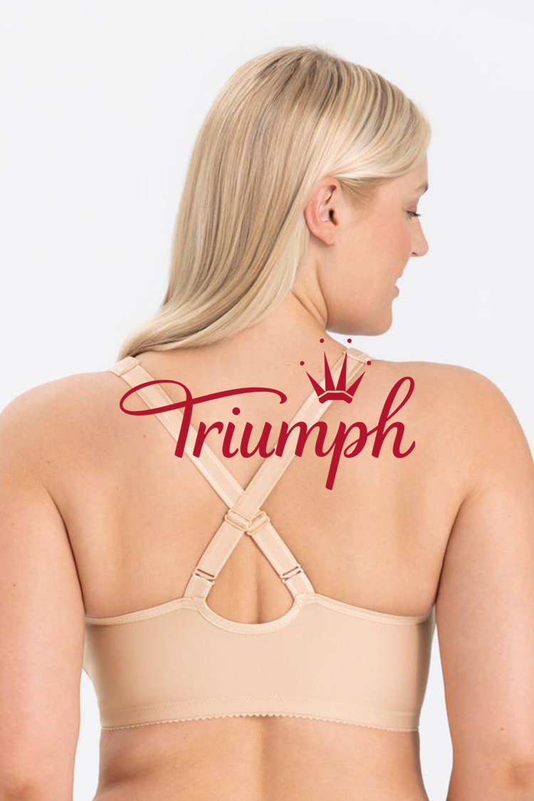 Triumph - 3 db (75A-110F) 💝Angol hímzés elöl záródó melltartó