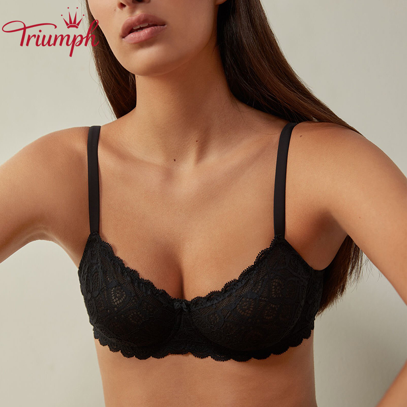 Triumph - 3 db (75A-110F) 💝Balconette csipke melltartó