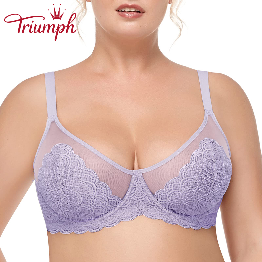 💖Triumph 3 db-Nagy méretű csipke melltartó