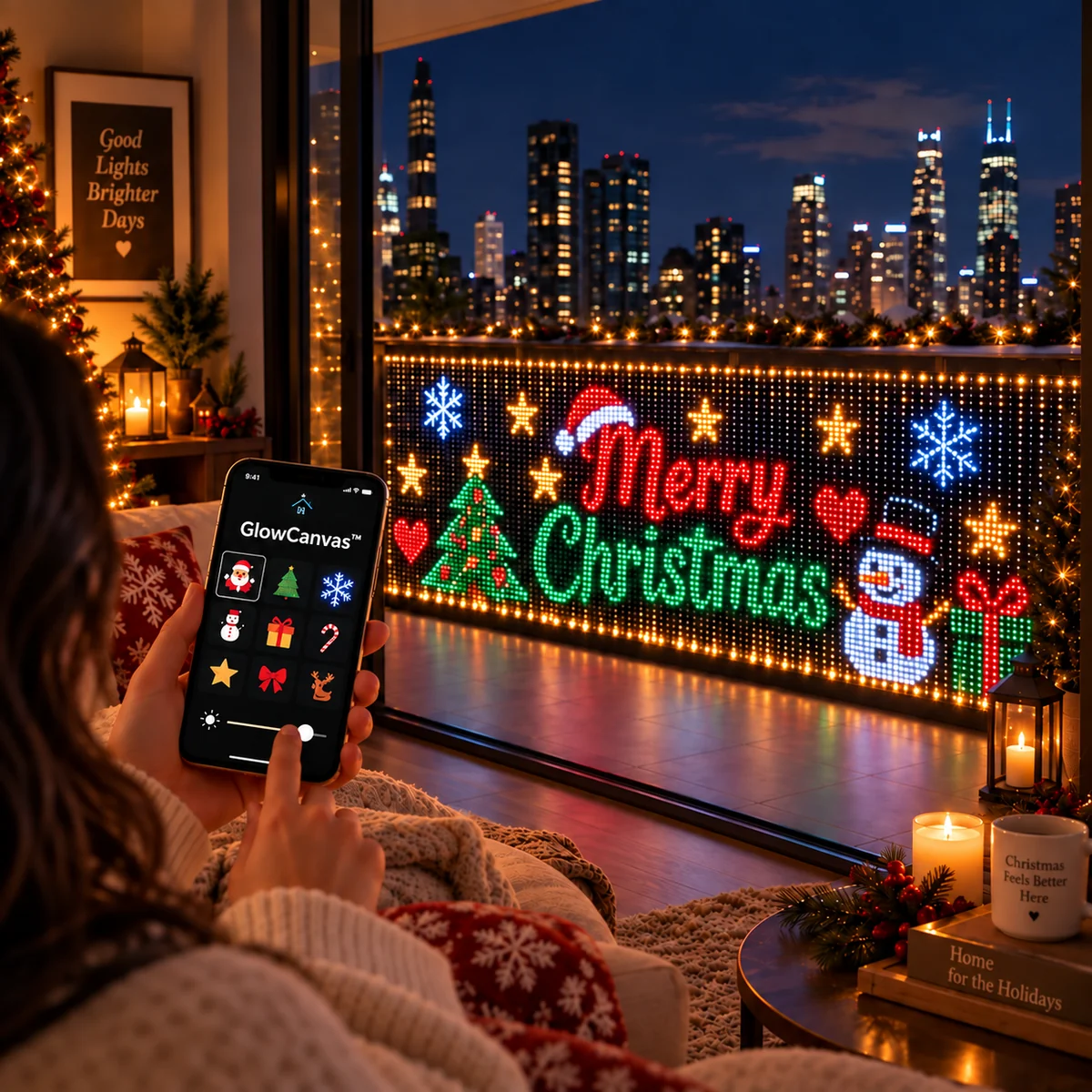 🎅🏠 Karácsonyi LED-es fényháló házra és okos kültéri fali fényfüzér ✨