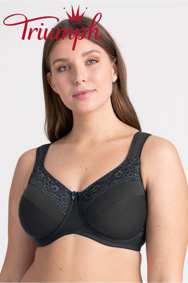 Triumph - 3 db (75A-110F) 💝Pamut drótmentes fehérnemű