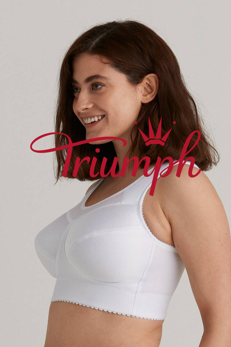 Triumph - 3db (75A-110F) 💝Vezeték nélküli pamut melltartó✨
