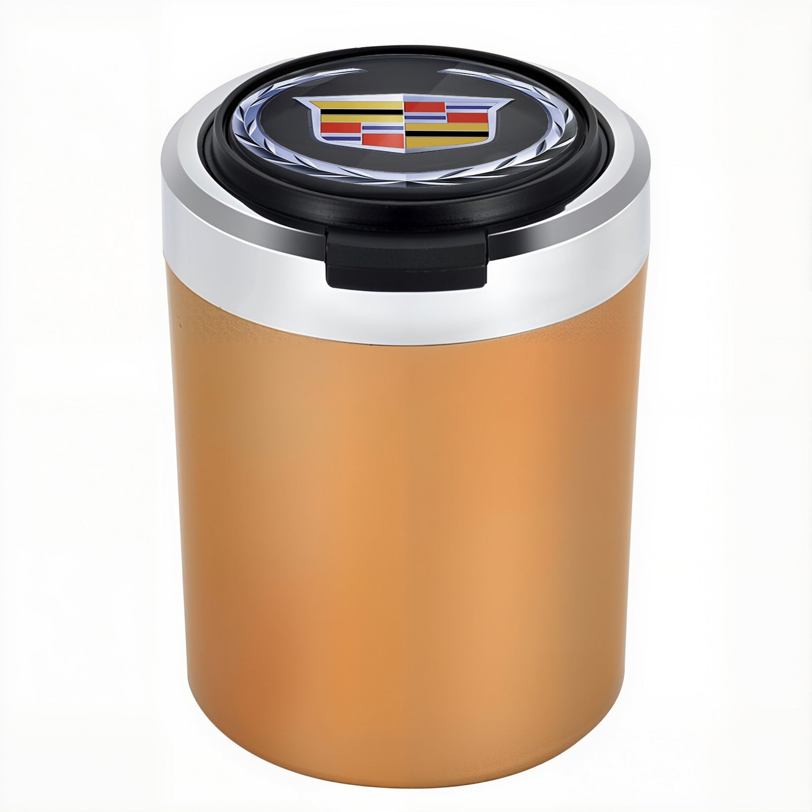 Woyuosn füstmentes rozsdamentes acél LED-es autós pohártartó hamutartó