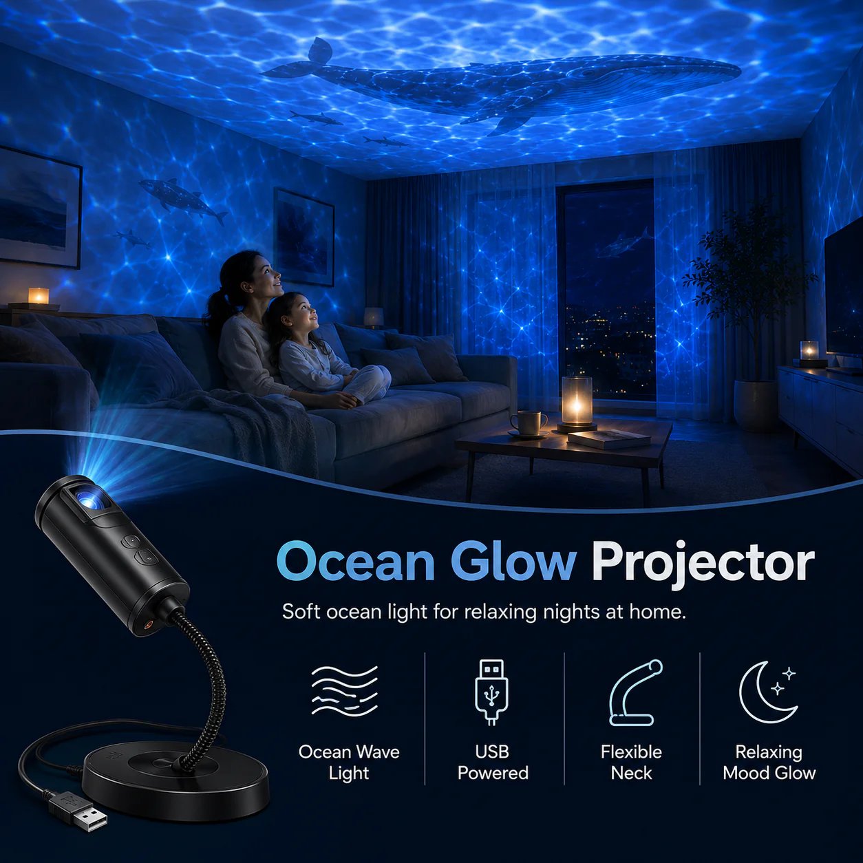 ✨ Plug-and-Play HD Star Projecto