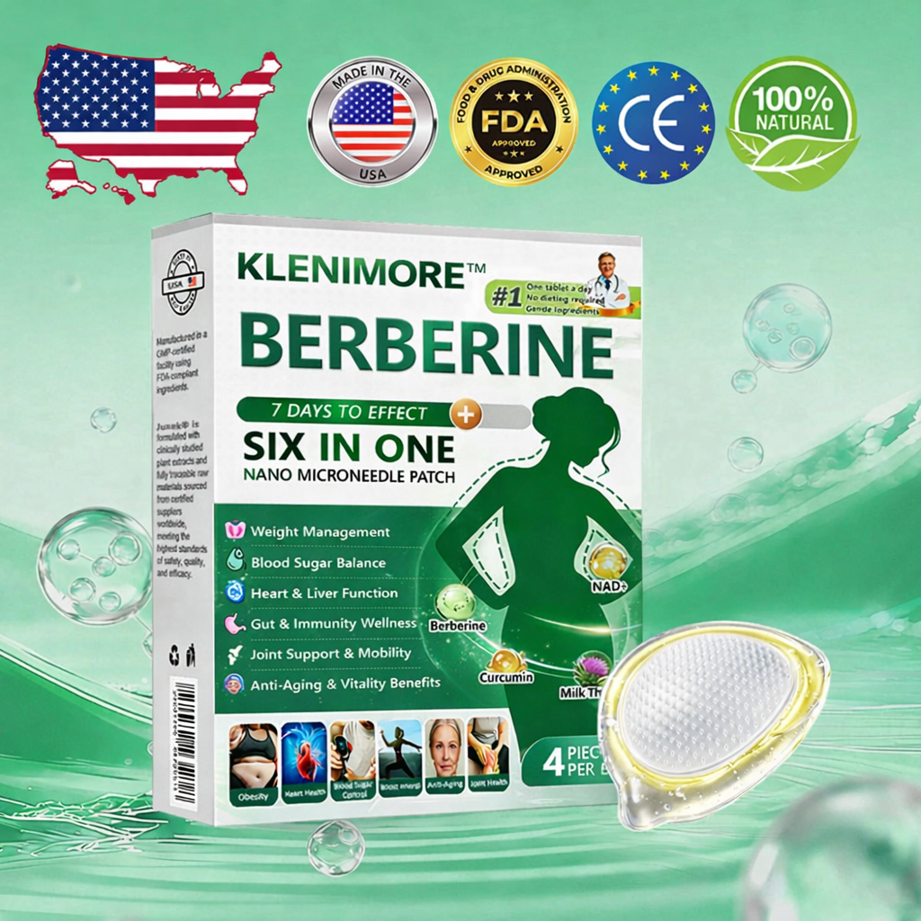 Official Store🌟| KLENIMORE® 𝑩𝒆𝒓𝑏𝘦𝘳𝑖𝗇𝒆 𝟔-𝗶𝙣-𝟏 𝑁𝑎𝑛𝑜 𝘔𝘪𝘤𝘳𝘰𝘯𝘦𝘦𝘥𝘭𝘦 𝖯𝚊𝗍𝖼𝗁 |✅𝘉𝘢𝘤𝘬𝘦𝘥 𝘣𝘺 𝘴𝘤𝘪𝘦𝘯𝘤𝘦 | 𝟨-𝗂𝗇-𝟣 𝖿𝗈𝗋𝗆𝗎𝗅𝖺 | 𝑅𝑒𝑠𝑢𝑙𝑡𝑠 𝑖𝑛 7 𝑑𝑎𝑦𝑠 🏅