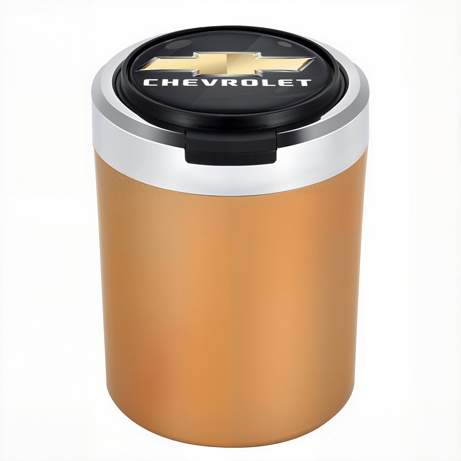 Woyuosn füstmentes rozsdamentes acél LED-es autós pohártartó hamutartó