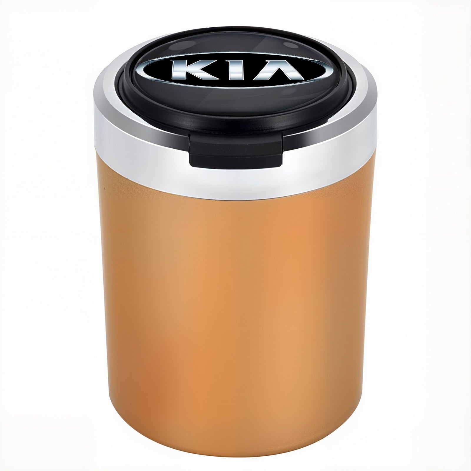 Woyuosn füstmentes rozsdamentes acél LED-es autós pohártartó hamutartó