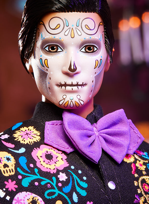 2024 ÚJ BARBIE DIA DE MUERTOS GYŰJTŐ RÓZSASZÍN/FEKETE BABA