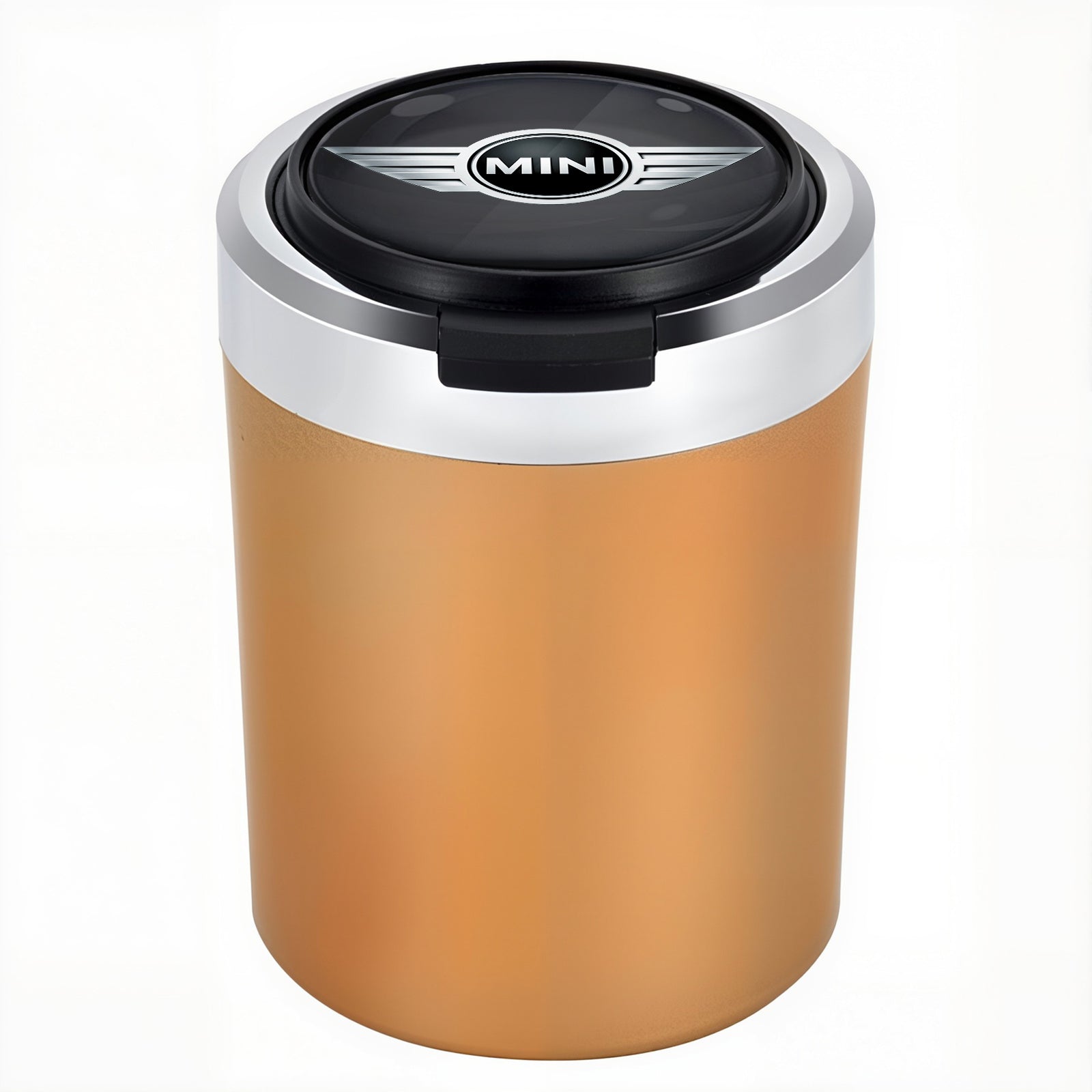 Woyuosn füstmentes rozsdamentes acél LED-es autós pohártartó hamutartó