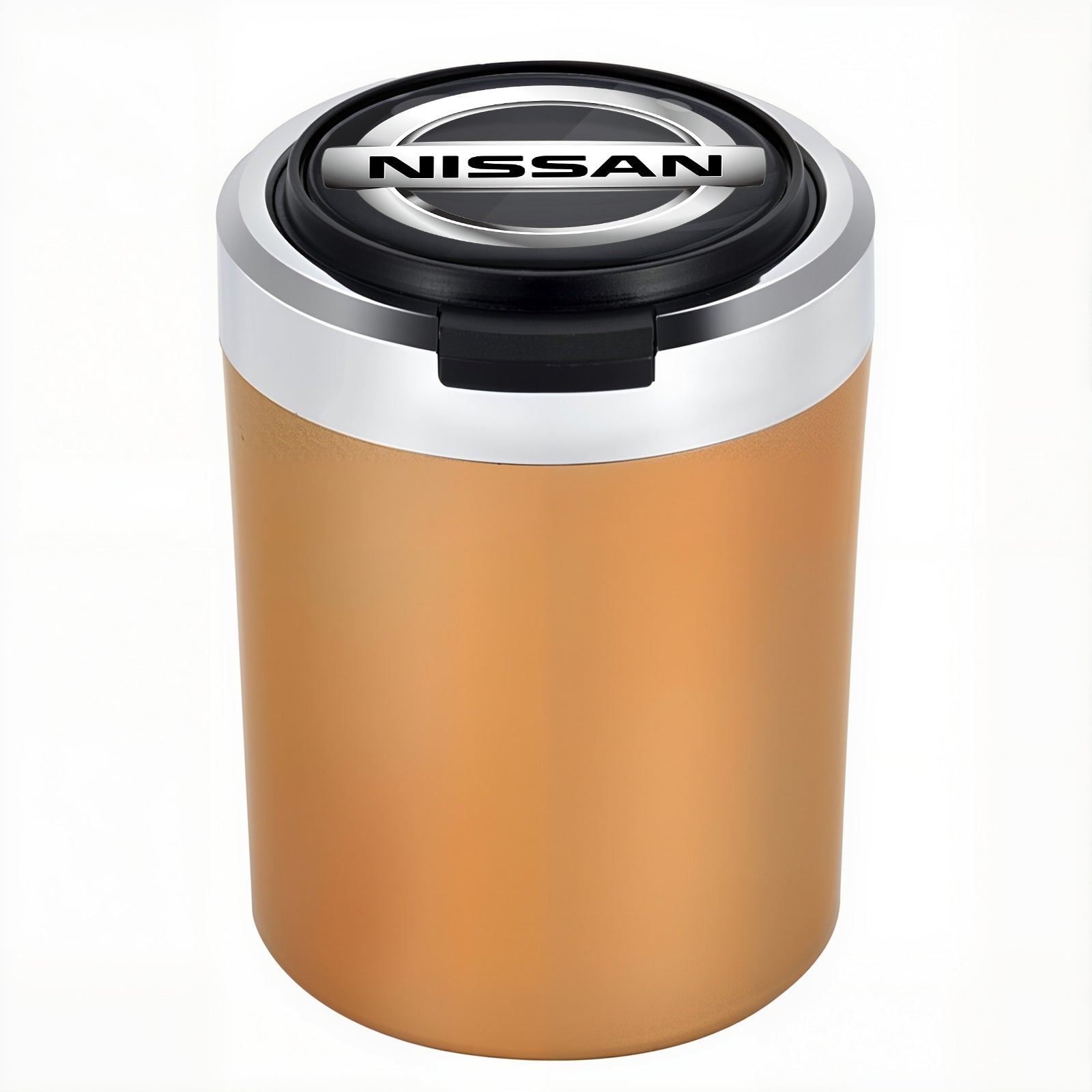 Woyuosn füstmentes rozsdamentes acél LED-es autós pohártartó hamutartó