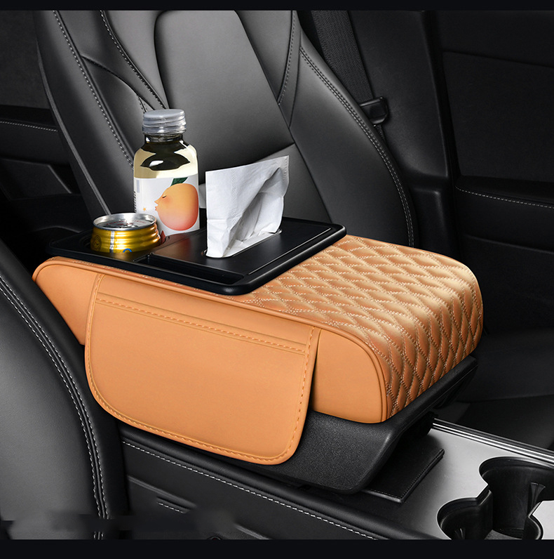 Multifunkcionális PU bőr autós kartámasz szőnyeg