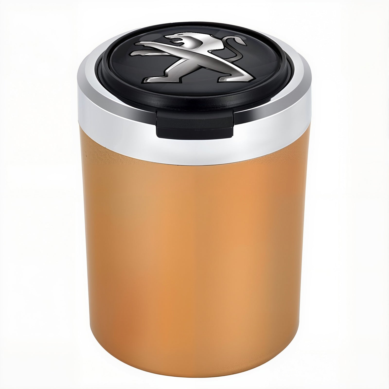 Woyuosn füstmentes rozsdamentes acél LED-es autós pohártartó hamutartó