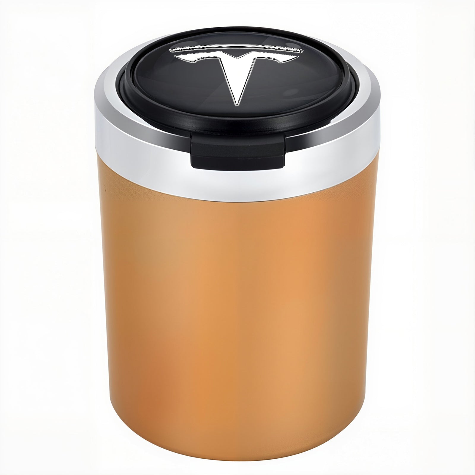 Woyuosn füstmentes rozsdamentes acél LED-es autós pohártartó hamutartó