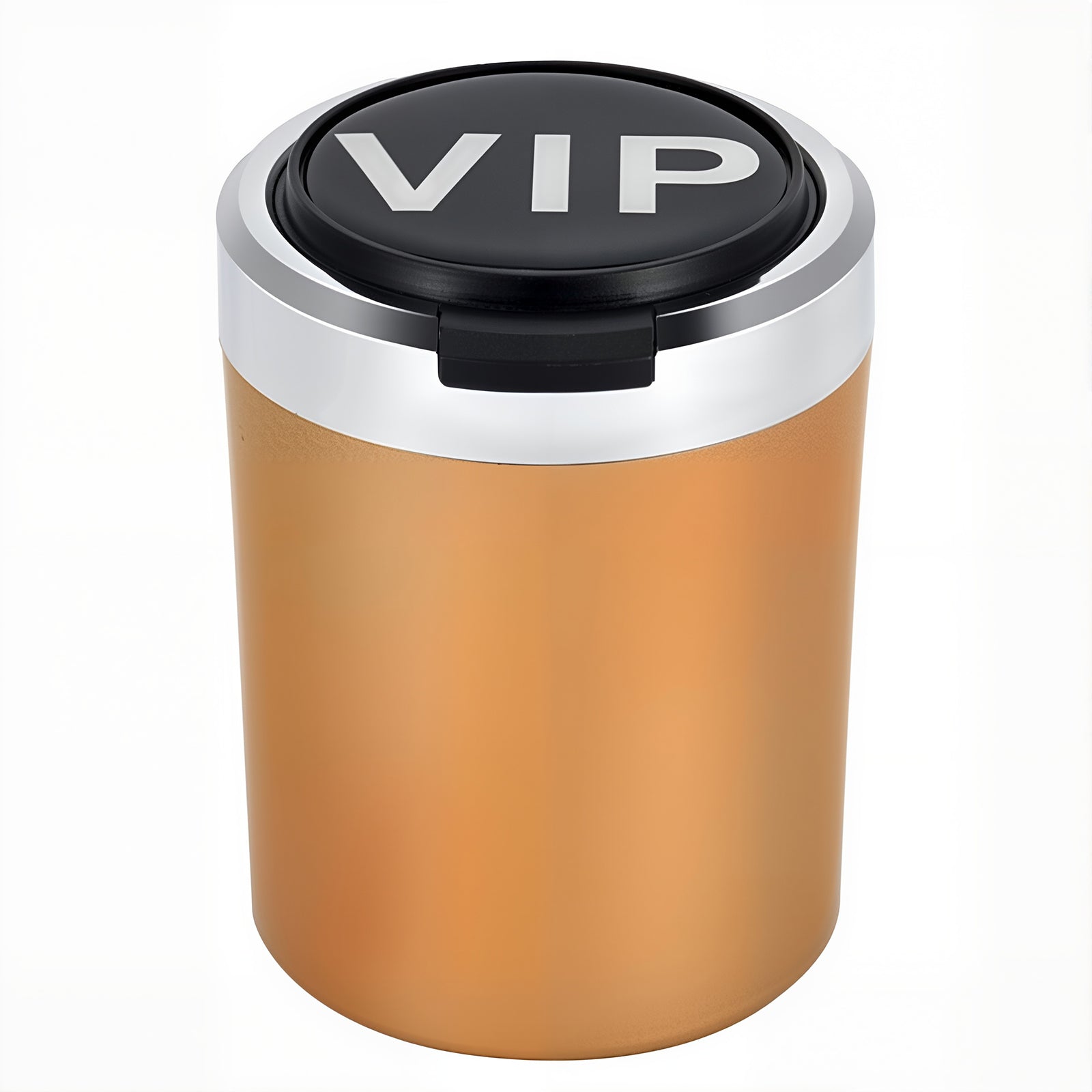 Woyuosn füstmentes rozsdamentes acél LED-es autós pohártartó hamutartó