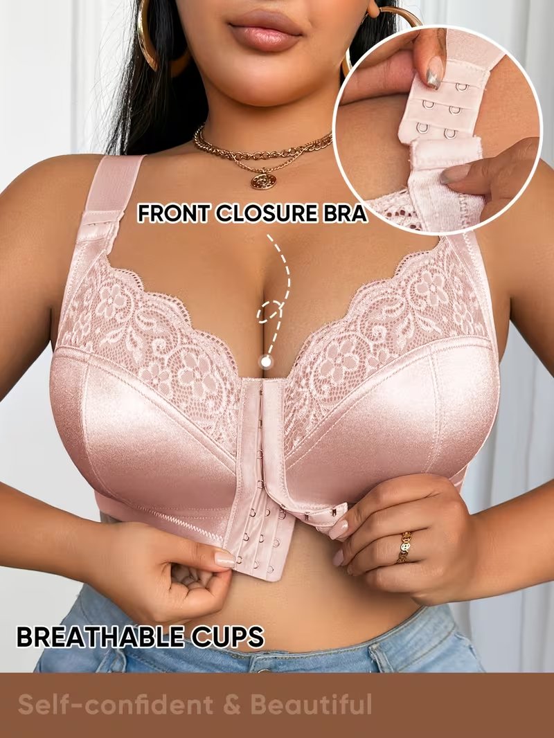 👙TRIUMPH – [4 db]🔥50% női teljes fedésű melltartó plus size nőknek - Plus size melltartók kifejező arányokkal