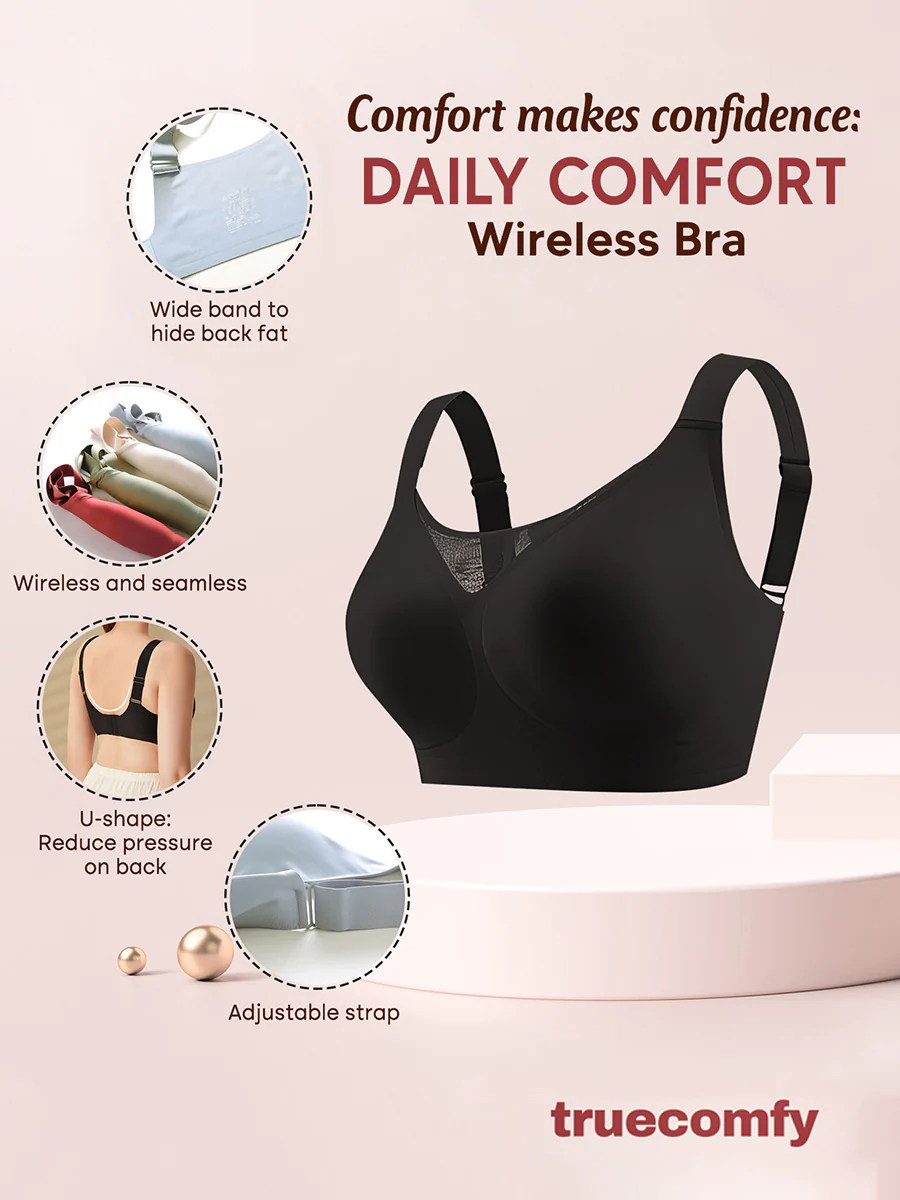 Last Day Kiárusítás 49% kedvezménnyel🎁Daily Comfort vezeték nélküli, puha tartású melltartó