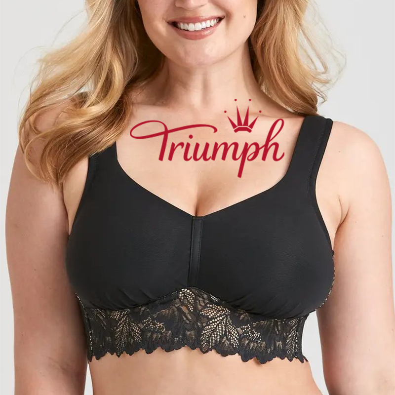 Triumph- 3 darab 💝Kényelmes push-up melltartó tiszta pamutból✨✨(75A-120H)